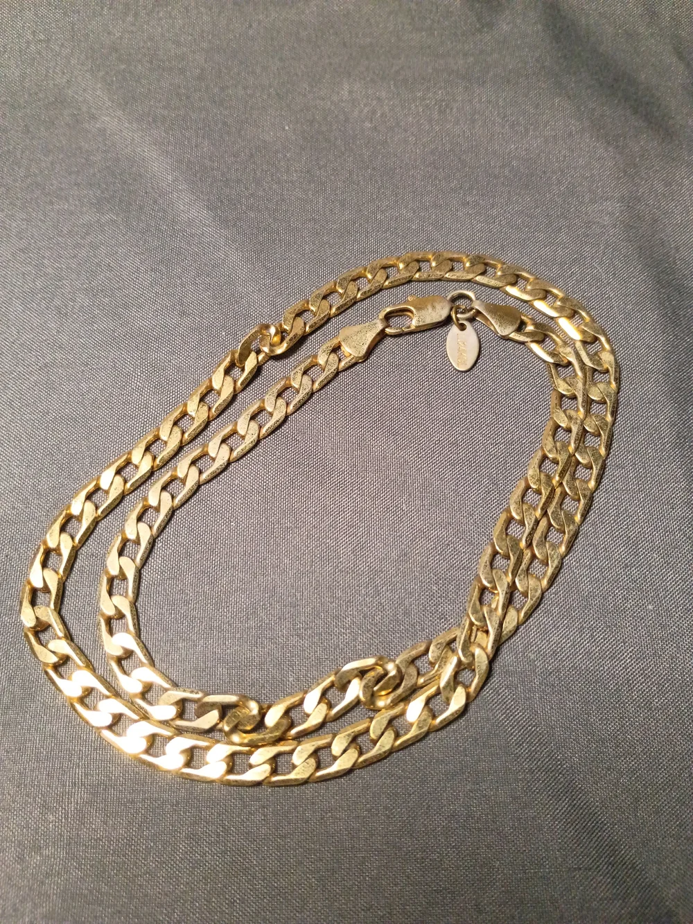 Men's Gold-Tone Cuban Link Necklace - Classic Chain